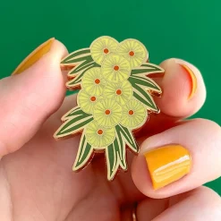 Erstwilder Acacia In Gold Enamel Pin^ Enamel Pins
