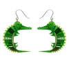 Erstwilder A Crocodile Named Growl Drop Earrings^ Earrings