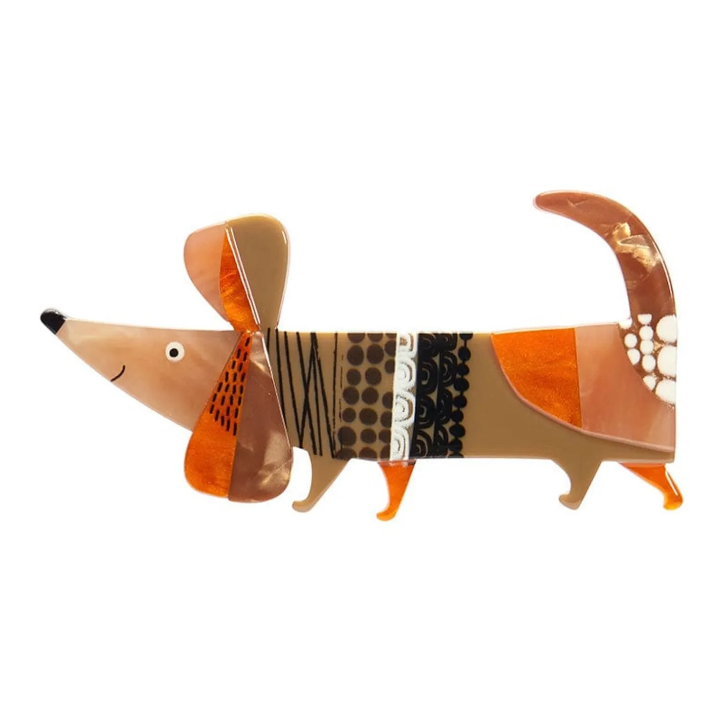 Erstwilder A Dachshund Named Bark Brooch^ Brooches