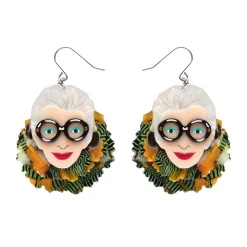 Erstwilder Adorned In Feathers Iris Drop Earrings^ Earrings
