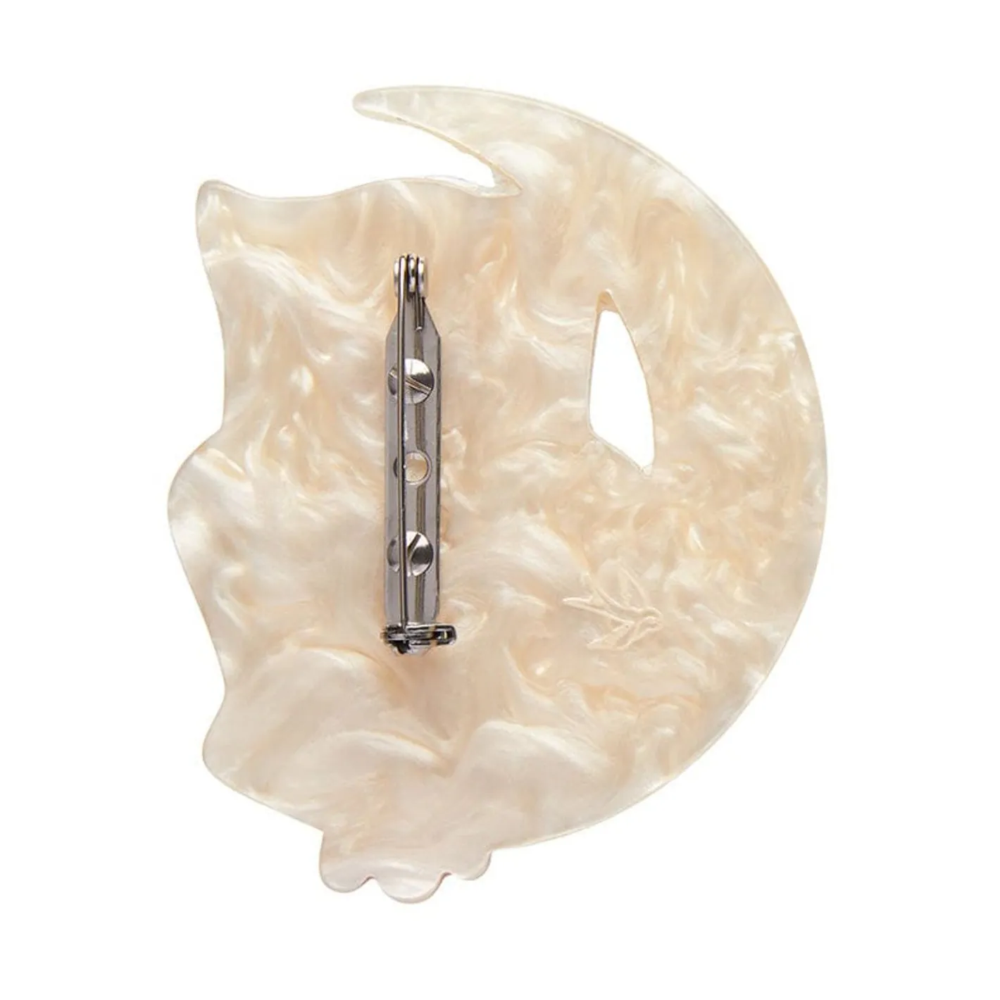 Erstwilder A Most Ghostly Owl Brooch^ Brooches
