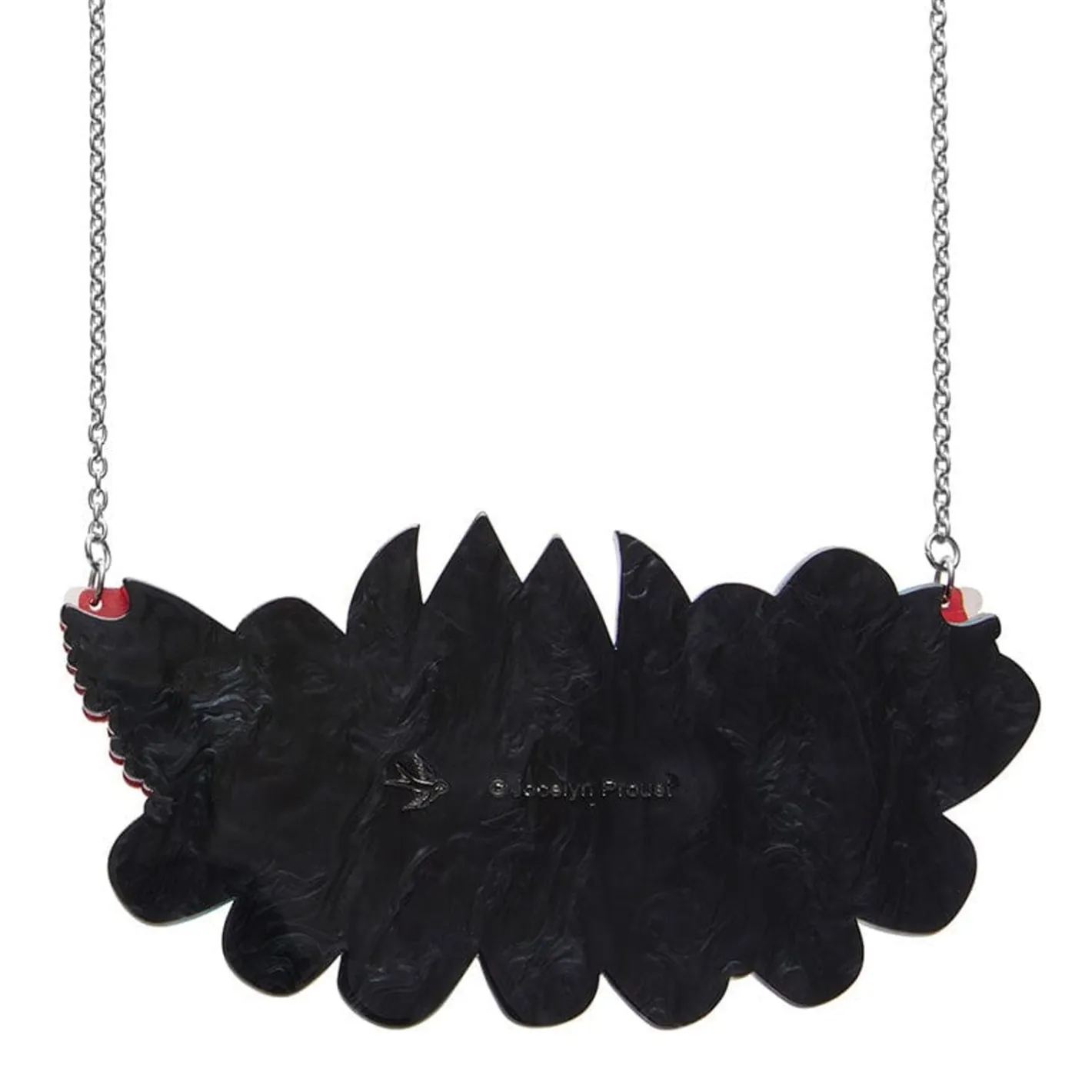 Erstwilder A Moth Amongst The Desert Peas Necklace^ Necklaces