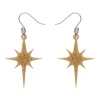 Erstwilder Atomic Star Glitter Drop Earring - Gold^ Essential Earrings