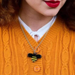 Erstwilder Babette Bee Pendant Necklace^ Necklaces