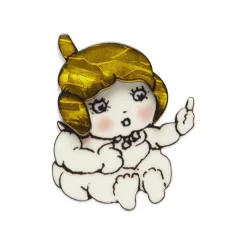 Erstwilder Baby Gumnut Mini Brooch^ Brooches