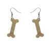 Erstwilder Bones Glitter Resin Drop Earrings - Gold^ Essential Earrings