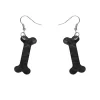 Erstwilder Bones Ripple Resin Drop Earrings - Black^ Essential Earrings