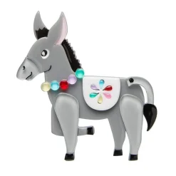 Erstwilder Brave Burro Donkey Brooch^ Brooches