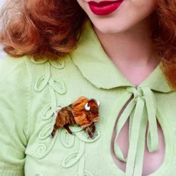 Erstwilder Buffalo Bull Brooch^ Brooches