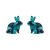 Erstwilder Bunny Chunky Glitter Resin Stud Earrings - Green^ Essential Earrings
