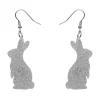 Erstwilder Bunny Glitter Resin Drop Earrings - Silver^ Essential Earrings