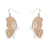 Erstwilder Butterfly Textured Resin Drop Earrings - White^ Essential Earrings