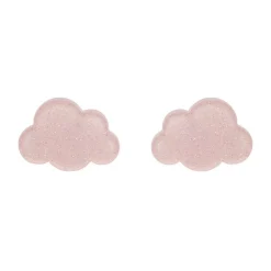 Erstwilder Cloud Glitter Resin Stud Earrings - Pink^ Essential Earrings
