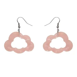 Erstwilder Cloud Solid Glitter Resin Drop Earrings - Pink^ Essential Earrings
