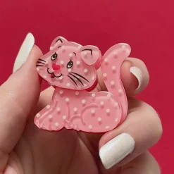 Erstwilder Custard Cat Mini Brooch^ Brooches