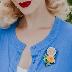 Erstwilder Dandelion'S Ballad Brooch^ Brooches