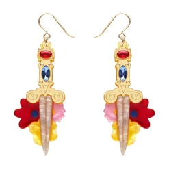 Erstwilder Double-Edged Delight Drop Earrings^ Earrings