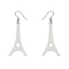 Erstwilder Eiffel Tower Solid Resin Drop Earrings - White^ Essential Earrings