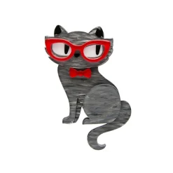 Erstwilder Elissa The Indie Cat Mini Brooch^ Brooches