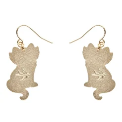 Erstwilder Elissa The Rainbow Cat Enamel Drop Earrings^ Enamel Earrings