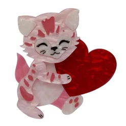 Erstwilder Feline The Love Brooch^ Brooches