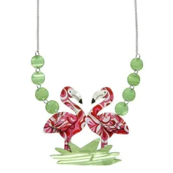 Erstwilder Flamboyant Flamingo Fair Necklace^ Necklaces