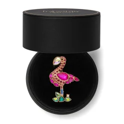 Erstwilder Flamboyant Flamingo Funk Stone Set Crystal Brooch^ Brooches
