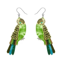 Erstwilder Flossie The Budgie Drop Earrings^ Earrings
