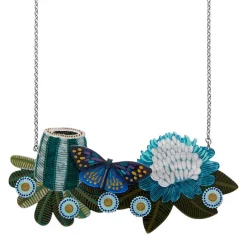 Erstwilder Fluttering In The Florals Necklace^ Necklaces