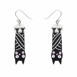 Erstwilder Halloween Hang-Up Bat Drop Earrings^ Earrings