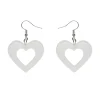 Erstwilder Heart Bubble Resin Drop Earrings - White^ Essential Earrings