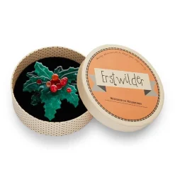 Erstwilder Holly Jolly Brooch^ Brooches
