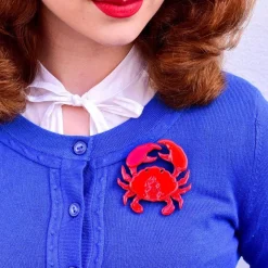 Erstwilder Huggable Decapod Brooch^ Brooches