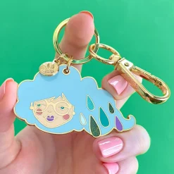 Erstwilder Lainey The Rainy Enamel Key Ring^ Enamel Key Rings