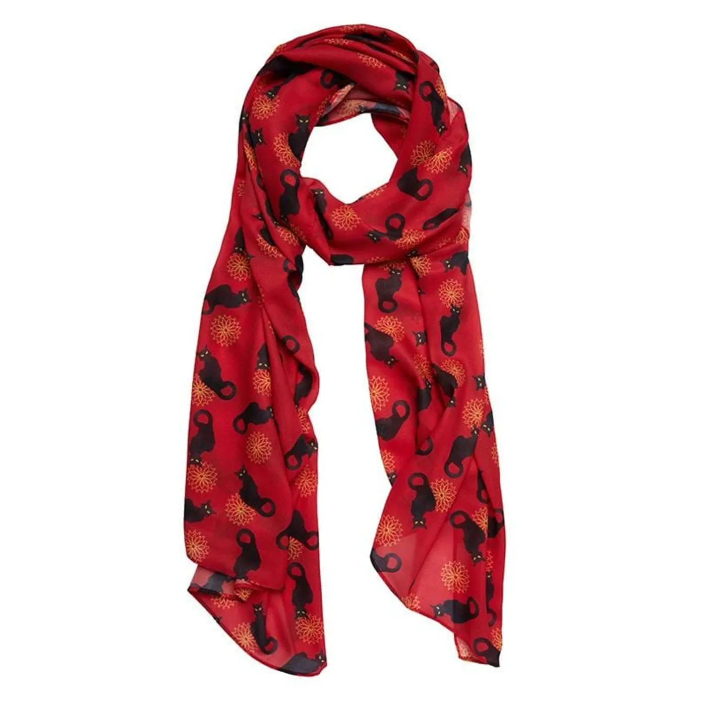 Erstwilder Le Chat Noir Large Neck Scarf^ Scarves