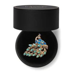 Erstwilder Le Peacock Royal Stone Set Crystal Brooch^ Brooches