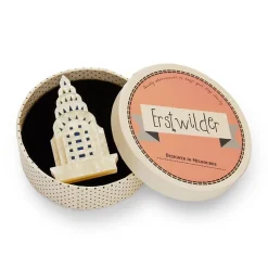 Erstwilder Manhattan Monument Brooch^ Brooches