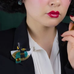 Erstwilder Master Of Secrets Anubis Brooch^ Brooches