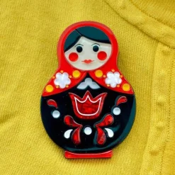 Erstwilder Matryoshka Memories Toy Brooch^ Brooches