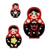 Erstwilder Matryoshka Memories Toy Brooch Set^ Brooches