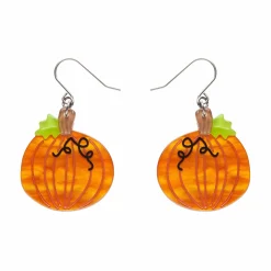 Erstwilder Midnight Magic Pumpkin Drop Earrings^ Earrings
