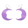 Erstwilder Moon Mirror Drop Earrings - Purple^ Essential Earrings
