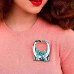 Erstwilder Neck And Neck Brooch^ Brooches