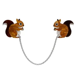 Erstwilder Not Quite A Scurry Cardigan Clips^ Brooches