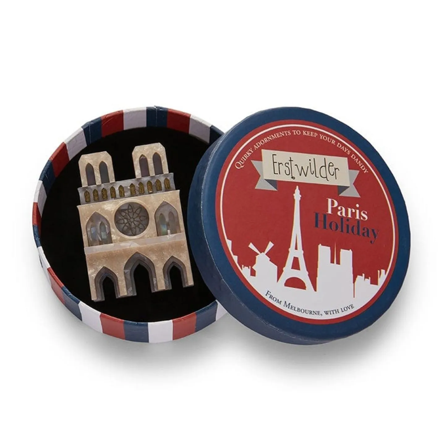Erstwilder Our Lady Of Paris Brooch^ Brooches
