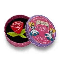 Erstwilder Painted Rose Brooch^ Brooches