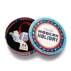 Erstwilder Peace & Love Enamel Tree Ornament^ Tree Ornaments