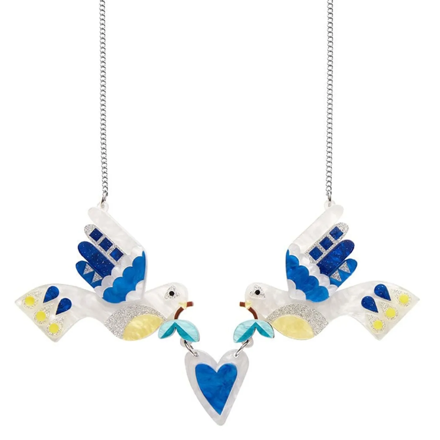 Erstwilder Peace & Love Necklace^ Necklaces