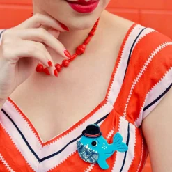 Erstwilder Pedro The Piranha Brooch^ Brooches