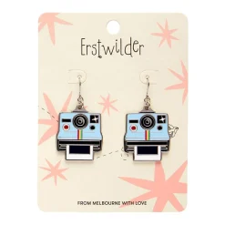 Erstwilder Picture Of Us Enamel Drop Earrings^ Enamel Earrings